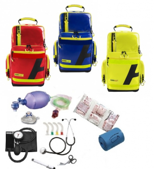 AEROcase PRO Notfallrucksack Plane aus Planenmaterial, Größe L, unbefüllt  oder mit Füllung nach DIN 13157, DIN 13169 und DIN 14142 bei www.my-erste- hilfe-shop.de