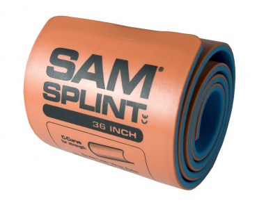 Sam Splint gerollt