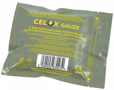 Celox Gauze gefaltet