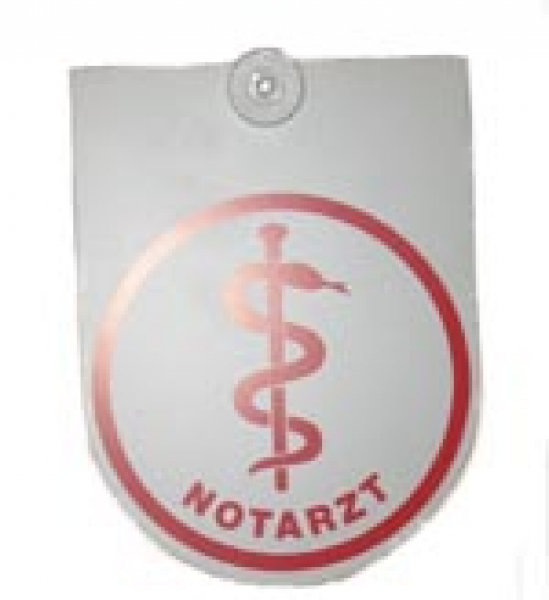 Autplakette Notarzt