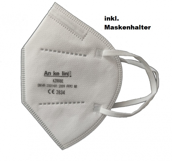 Atemschutzmaske FFP 2 NR mit Maskenhalter